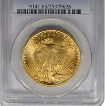 1907 $20 Saint Gaudens Doble Águila de la moneda