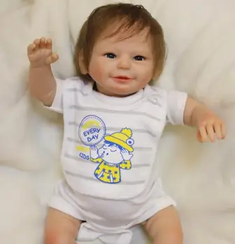 De Silicona suave de los Bebés Para la Venta 20 Reborn Baby Doll Realistas Que parecen Reales Realista de la Moda de Muñecas Juguetes De la Princesa de los Niños