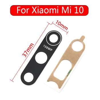 20Pcs/Lot, Cristal de la Cámara Para Xiaomi Mi 10 Mi10 Lite Mi Nota 10 Pro Lite Mi 10T Pro 11 Trasera de la Cámara Lente de Vidrio Con Adhesivo