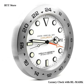 Metal Luminoso Relojes De Pared De Diseño De Lujo De La Pared Reloj Barato Relojes De Pared Relogio De Parede Hoteles De Relojes De Pared Logo Mejor Regalo