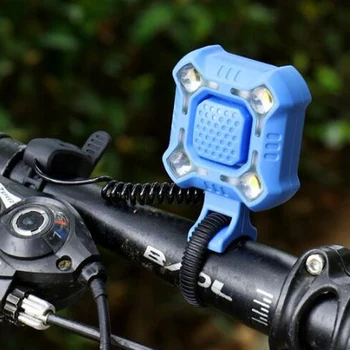 BASECAMP Bicicleta Eléctrica de la Campana de Carga USB 140 db a prueba de Lluvia Cuerno de Ciclismo Cuerno de Luz de los Faros de Bicicleta Anillo de la Campana del Accesorio