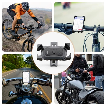 Moto Universal soporte para Teléfono,Motocicleta, Bicicleta soporte para Teléfono Manillar Soporte de Montaje Soporte de Montaje Titular del Teléfono Para el iPhone Samsung
