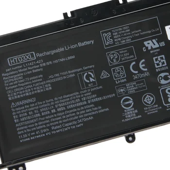 Auténtica Batería de Reemplazo HT03XL HSTNN-LB8M para L11119-855 L11421-1C1 L11421-2C2 L11421-421 de la Batería Original 3420mAh 41.04 Wh