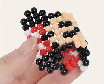 DIY spray de Agua de perlas de la Mano que hace 3D diámetro de 5 mm de Aqua bricolaje juguete 3D Perlas de Rompecabezas Juguetes Educativos para Niños Hechizo Reponer