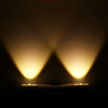 6W moderno aplique de pared de 360 grados de rotación de pared LED lámparas de lectura lámparas de pared/iluminación del espejo/de la escalera, a la luz del alto brillo