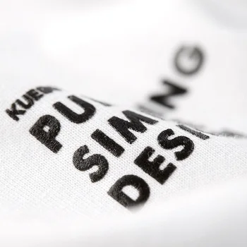 KUEGOU 2020 de Verano Algodón de la Impresión de la Carta de Camiseta de los Hombres de la Camiseta de la Marca T-shirt de Manga Corta de la Camiseta Masculina Más el Tamaño de Ropa 3312