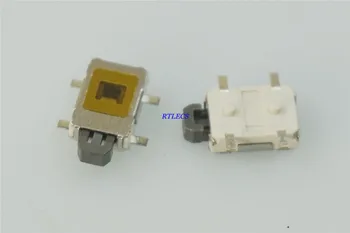 100pcs Tacto Interruptor de 6.1 mm x 4.0 mm Altura de 1,8 mm de Toque de Luz Interruptor Horizontal SMD de Acción rápida Push-SPST Lado de la Cruz EVQPSM02K