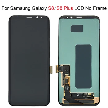 Para SAMSUNG S8 LCD G950 G950F de Reemplazo para SAMSUNG Galaxy S8 Plus LCD G955 Pantalla LCD de Pantalla Táctil Digitalizador Asamblea