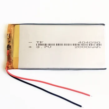 3.7 V 2000mAh de Polímero de Litio LiPo Batería Recargable de Li células de energía Para su GPS de la Cámara altavoz de productos de electrónica de 404090