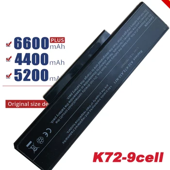 9cells 7800mah batería del ordenador portátil para Asus A32-N71 A32-K72 K72 K72F K72D K72DR K73 K73SV K73S K73E N73SV