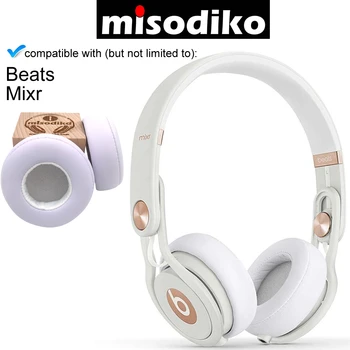 Misodiko Reemplazo de las Almohadillas Cojín Kit - para Beats by Dr. Dre Mixr con conexión de Cable En la Oreja los Auriculares, Piezas de Reparación de Almohadillas