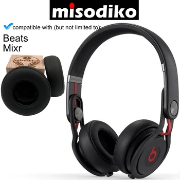 Misodiko Reemplazo de las Almohadillas Cojín Kit - para Beats by Dr. Dre Mixr con conexión de Cable En la Oreja los Auriculares, Piezas de Reparación de Almohadillas