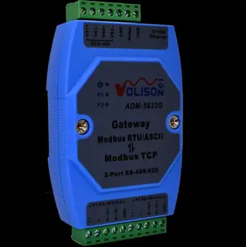 ADM-5832G Profesional MODBUS Gateway Industrial Nivel 2 puertos rs485/422 Modbus RTU Modbus TCP