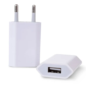 10 Pcs/Lot Cable USB de Pared Cargador de Viaje el Adaptador de Alimentación USB Cable de Enchufe de la UE para el iPhone XS MAX XR X 8 7 6 Plus, 5s, 5c SE 4s 3GS