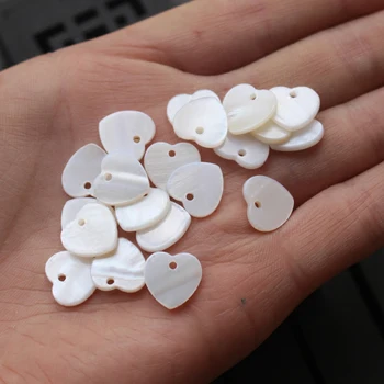 La moda de Joyería de Perlas Naturales,de 17 mm de agua Dulce Natural de la Shell Corazón 30PCS