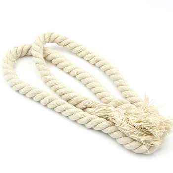 Cuerda de cáñamo grueso incluido cuerda diy bolso de mano de la cuerda del algodón tejida a mano decorativos de algodón blanco cuerdas