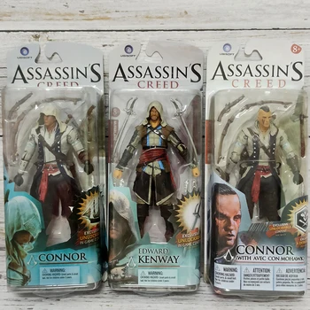 Altair Ezio Connor Haytham Edward Kenway Mohawk Connor Assassins Creed Figura De Acción De Juguetes De Modelos De Regalo