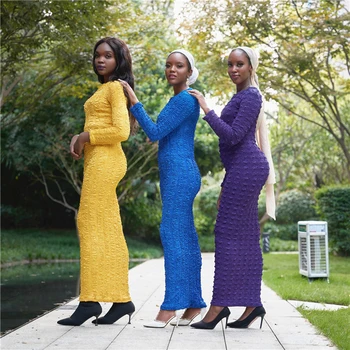 Abaya Dubai Musulmana Con Hiyab Vestido De Turquía Islam Ropa Abayas Africano Maxi Vestidos Para Las Mujeres Vestidos Robe Longue Femme Musulmane