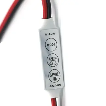 SZYOUMY 50pcs/Lot de la Tira del LED Dimmer 3 Claves Para el Led de Color Único de la Tira de la Tira del Led Interruptor de Tipo Mini Regulador de 12V Envío Gratis