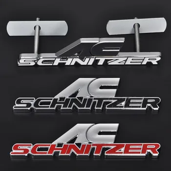 La moda Delantera del Coche de la Parrilla Emblema de Auto volver a colocar el Logo de la Rejilla de Pegatinas Para BMW AC Schnitzer M 3 5 6 Z E E46 E39 E34 E36 X1 X3 X5 X6