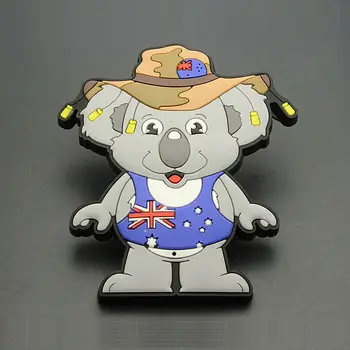 Lindo Tamaño Grande de Australia Koala Turístico de Recuerdos 3D de Goma Imán de Nevera Decorativos Imán para el Refrigerador