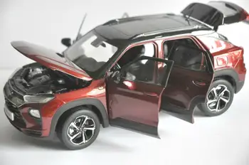 1:18 Diecast Modelo para Cherolet Chevy Trailblazer RS 2020 Rojo SUV de Aleación de Coche de Juguete en Miniatura de la Colección de Regalos