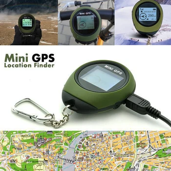 De mano Mini de Navegación GPS Tracker Mini GPS en Tiempo Real Llavero GPRS USB Recargable de la Brújula Para el Deporte al aire libre de Viaje de Senderismo