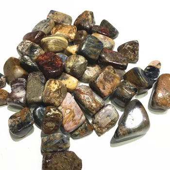 Natural de piedras semipreciosas pulidas Pietersite cristal de piedra de curación caídas de piedra