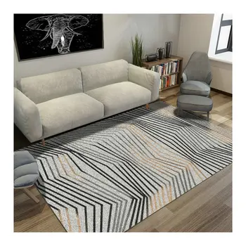 De estilo nórdico hogar simple alfombra estera de la máquina lavable rectangular sala de estar dormitorio alfombra mayorista
