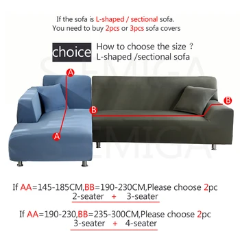 Geométrico en forma de L sofá cubre spandex para el sofá de la sala cubierta de sofá de la esquina de la cubierta chase larga cubierta de material elástico