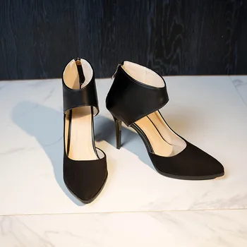 Sgesvier más el tamaño de 32-48 nuevas bombas de zapatos de mujer punta del dedo del pie postal de zapatos de tacón alto zapatos de poca profundidad elegantes damas de baile zapatos de la boda de 2020