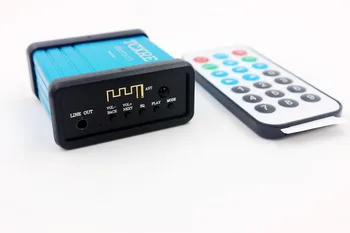 Inalámbrica Bluetooth Receptor de 3,5 mm Jack de Audio Bluetooth Receptor de Música Adaptador de Coche Aux TF USB Decodificación Jugador de los Altavoces