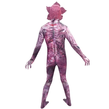Disfraces de Halloween para Niños de Miedo Cosplay Caníbal Flor Zombie Body de la Fiesta de Carnaval Impresión 3D de la Ropa Cráneo Vestido de Mono