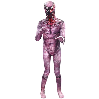 Disfraces de Halloween para Niños de Miedo Cosplay Caníbal Flor Zombie Body de la Fiesta de Carnaval Impresión 3D de la Ropa Cráneo Vestido de Mono
