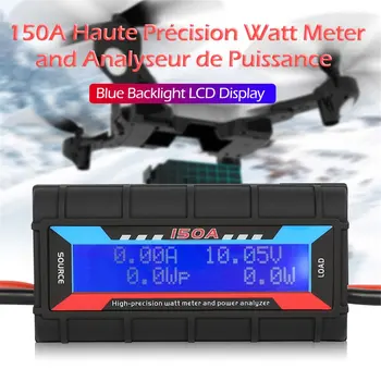 RC-150A Profesional de Alta Precisión Watt Medidor y Analizador de Potencia con luz de fondo del LCD Para RC Drone de la Batería Solar