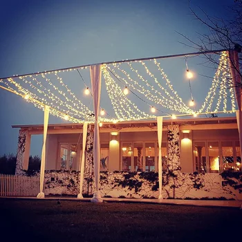 20/30/50M de Luz LED de Cadena de Hadas Garland Impermeable al aire libre del Árbol de Navidad de la Cadena de Luces de Jardín de la Casa de Fiesta de la Boda Decoración navideña