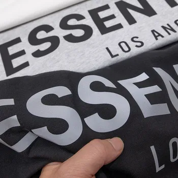 La NIEBLA de Los Ángeles Exclusivo ESSENTIALS Reflexión Impreso de las Mujeres de los Hombres de gran tamaño camisetas camisetas de los Hombres Casual de Algodón T camisa