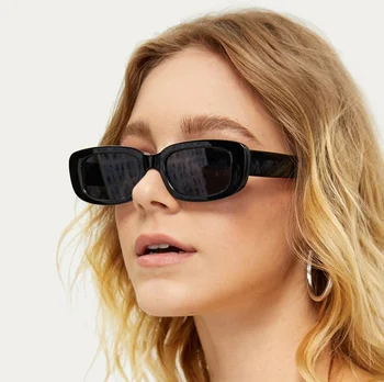 VWKTUUN Gafas de sol de las Mujeres De 2020 Plaza de Gafas UV400 Gafas de Sol Para Mujer de Conducción del Conductor Gafas de sol Pequeño Rectángulo de gafas de Sol
