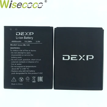 Wisecoco NUEVO Original 4000mAh de la Batería Para DEXP Ixion ML145 SE Arrebatar el Teléfono Móvil de Alta Calidad En Stock Con Número de Seguimiento