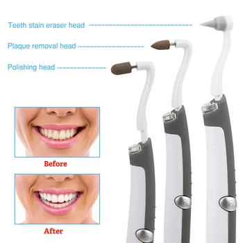 Blanqueamiento de dientes 3 en 1 de Sonic Odontoli Vibración HygieneTool Luz Autoclave Dental Pick Mancha goma de borrar Limpia el Sarro Dentista Oral