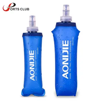 Deportes Plegable de PVC, BPA y Suave, sin Correr Hervidor de Agua Suave Senderismo Frasco Botella de Hidratación para Ciclismo