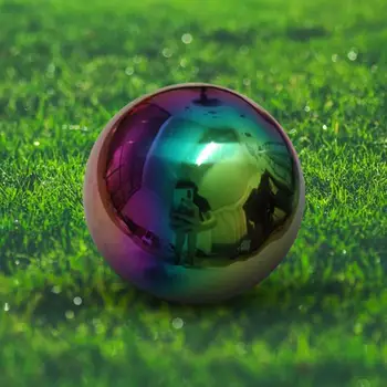 20 cm /25 cm/30 cm de colores de Alto Brillo Brillo de Bolas de Acero Inoxidable Esfera de Espejo Para el Jardín de Casa Decoración de la Bola de Suministros de Adorno