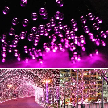 Jardín de Luces LED Lámparas de Césped al aire libre Impermeable Lámpara Solar de Jardín para el Patio de la Decoración de la Fiesta de Luces Led de las Bombillas de Iluminación