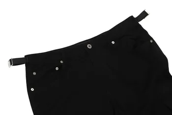 2020FW VUJADE travisscott pantalones de carga de 1:1 de Alta Calidad de Metal VUJADE Lápiz Pantalones Pantalones Negros corredores de los hombres la ropa