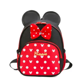Dibujos animados de Disney mochila de los niños Minnie Mouse Cartera Mochilas de los Niños Bolsa de la Escuela para las niñas mochila de kindergarten los regalos del Bebé