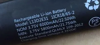 ALLCCX batería L13D2E31 para Lenovo Pad B6000 de 8 pulgadas con excellnt calidad y el mejor precio