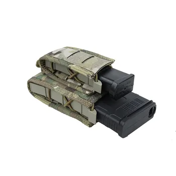 TMC HG Dual de estilo M4 Mag Pouch para Chaleco Táctico Molle Sistema Multicámara Tela de Cordura