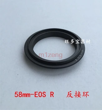 58 mm Macro Inversa Anillo anillo Adaptador para canon EOS R EOSR RP EOS.R RF de la Montura de la cámara