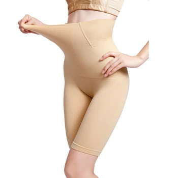 La mujer es la mitad del Muslo Cuerpo Shaper Body de la Conformación de la Señora Short Tight Polainas de Cintura Alta Suave Shapewear Barriga Control Cortos Bragas