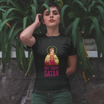 No Hoy en día Satanás T-Shirt Bianca Del Rio No Hoy en día Satanás - Rupaul Es Drag Race Camiseta de Impresión Casual de la camiseta de las Mujeres de las Señoras de la Camiseta
